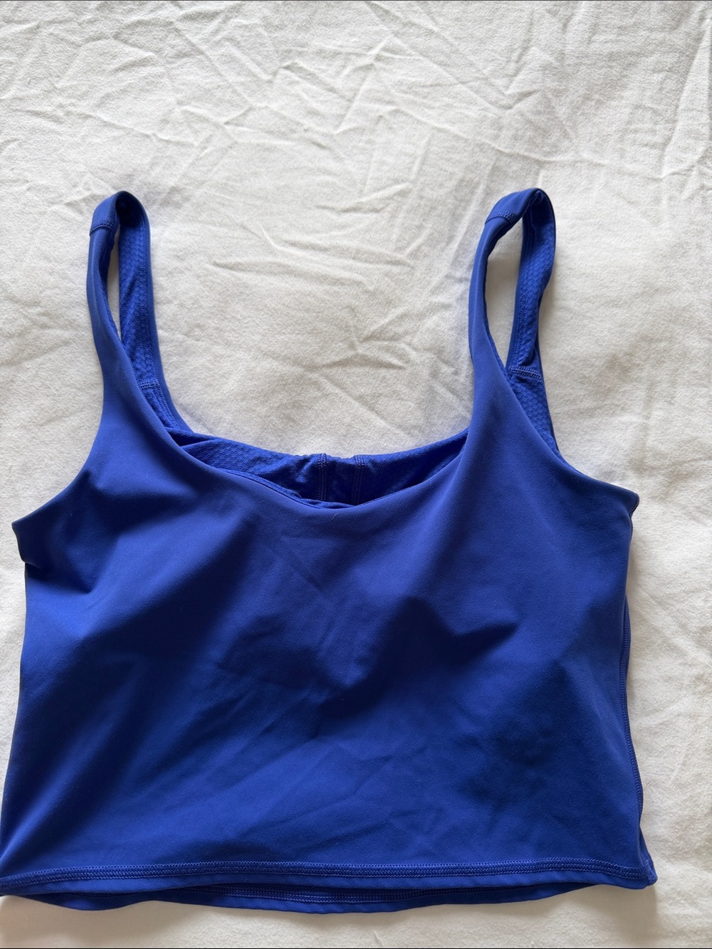 Vuori Royal Blue Crop Tank - Picture 3 of 3